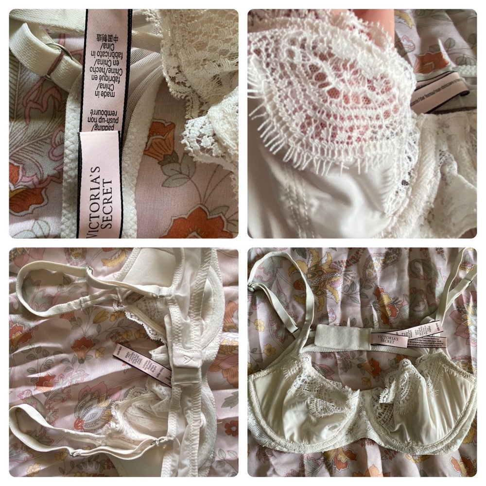VICTORIAS SECRET, VINTAGE PUSH-UP W/OUT PADDING, 32B